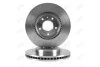 Диск тормозной передний (кратно 2) (D=296mm) CHEVROLET CAPTIVA (06-), OPEL ANTARA (06-) AYD 10-50380 (фото 1)