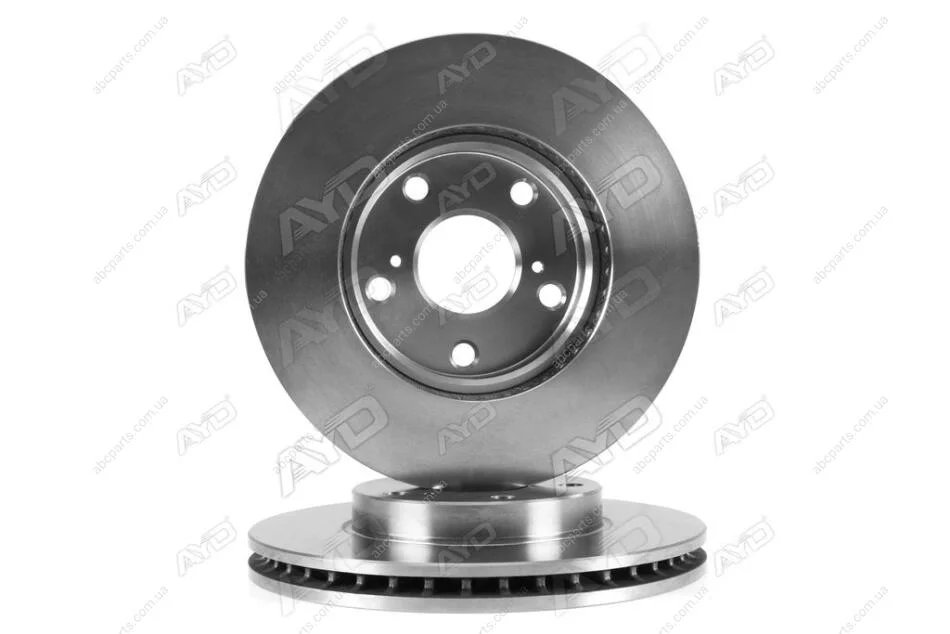 Диск гальмівний передній (кратно 2) (D=277mm TOYOTA AURIS (06-), COROLLA (06-) AYD 10-50397 (фото 1)