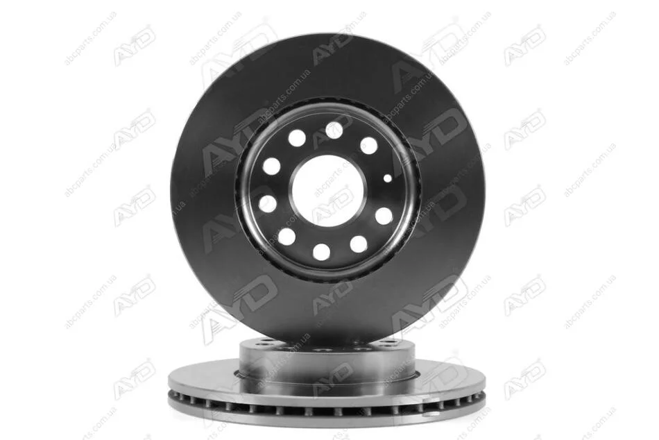 Диск гальмівний передній (кратно 2) (D= 276mm) VW GOLF VII (14-), SEAT LEON ST (5F8) (13-), SKODA OCTAVIA III (12-), AYD 10-50399 (фото 1)