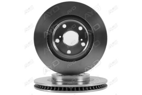 Диск гальмівний передній (кратно 2) (D=296mm) TOYOTA RAV 4 (05-), CAMRY (V4, V5) (06-), PRIUS PLUS (W4) (11-) AYD 10-50407