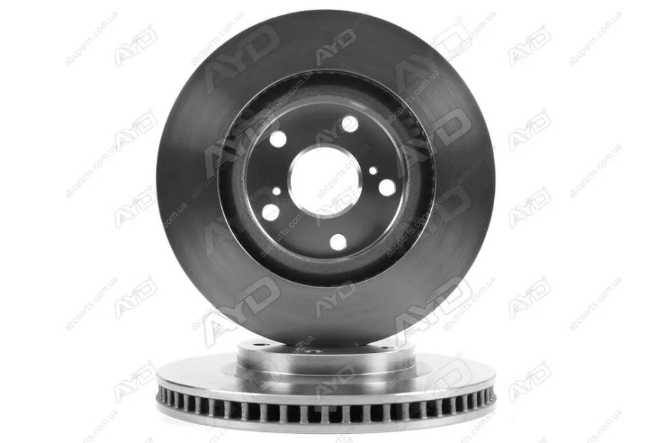 Диск тормозной передний (кратно 2) (D=296mm) TOYOTA RAV 4 III, IV (06-), CAMRY V4 (-14), PRIUS (11-) AYD 10-50547 (фото 1)