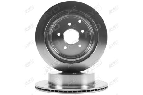 Диск гальмівний задній (кратно 2) (D= 308mm) NISSAN MURANO II (Z51) (10/07-09/14), PATHFINDER IV (12-) AYD 10-50586