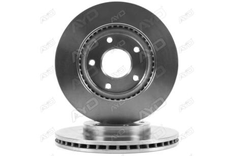 Диск гальмівний передній (кратно 2) (D= 280mm) NISSAN JUKE (F15) (06/10-), TIIDA (12-) AYD 10-50602