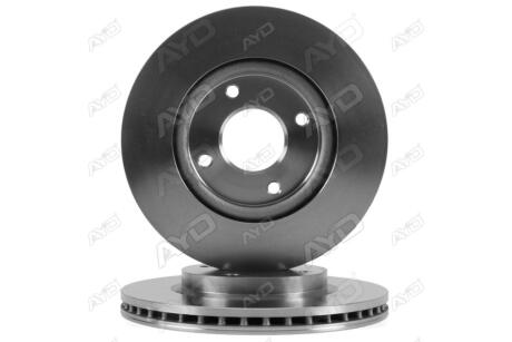 Диск гальмівний передній (кратно 2) (D=280mm) NISSAN TIIDA(-13), CUBE (Z12) (07-) AYD 10-50603