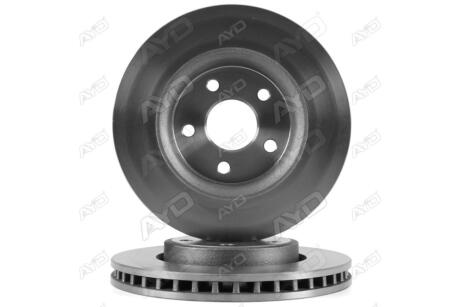 Диск тормозной передний (кратно 2) (D=330mm) JEEP GRAND CHEROKEE IV (WK, WK2) (10-), DODGE DURANGO (WD) (10-) AYD 10-50607