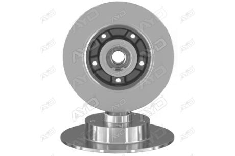 Фото диск тормозной задний с подшипником (D= 260mm) RENAULT MEGANE IV Grandtour (K9A/M/N) (04/16-) AYD 10-50611B Диск тормозной задний с подшипником (D= 260mm) RENAULT MEGANE IV Grandtour (K9A/M/N) (04/16-) AYD 10-50611B