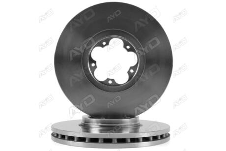 Фото диск тормозной передний (кратно 2) (D=308mm) FORD TOURNEO (12-), TRANSIT (12-) AYD 10-50710 Диск тормозной передний (кратно 2) (D=308mm) FORD TOURNEO (12-), TRANSIT (12-) AYD 10-50710