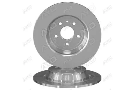 Диск гальмівний задній (кратно 2) (D=316mm) FORD KUGA II Van (05/12-) AYD 10-50745