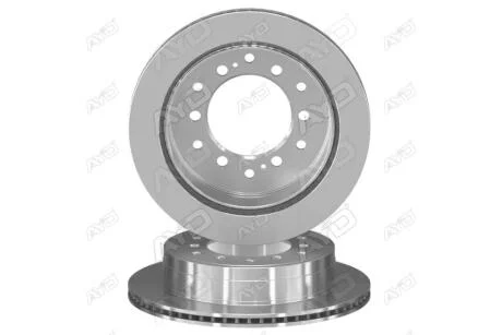 Диск тормозной задний (кратно 2) (D=312mm) TOYOTA FORTUNER (04-), FJ CRUISER (-18), LAND CRUISER (07-) AYD 10-50788
