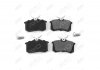 Колодки тормозные задн (с болтами) RENAULT MEGANE II,III,IV, THALIA (08-), NISSAN NOTE (08-) OPEL CROSSLAND (17-) AYD 11-60033BA (фото 1)