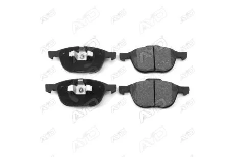 Колодки тормозные передние Ford Ecosport (11-), Kuga (08-), Focus II,III, C-MAX (08-), Mazda 3 (BK) PREMIUM (1160042A) AYD '1160042A