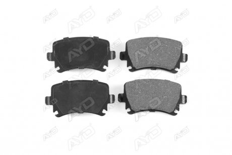 Колодки тормозные задн VW GOLF V, VI, PASSAT B6, SKODA OCTAVIA III (5E5,5E6) (12-), SEAT LEON (12-) AYD 11-60048BC