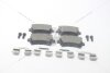 Колодки тормозные задние (с болтами, прижимными элементами) VW Golf V, VI, Passat B6, Skoda Octavia III (5E5,5E6) (12-) PREMIUM AYD '1160048D (фото 5)