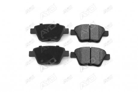 Колодка тормозная задн SKODA OCTAVIA II (04-), YETI (09-), VW TOURAN (03-), JETTA IV (08-), PASSAT B7 (11-) AYD 11-60065A