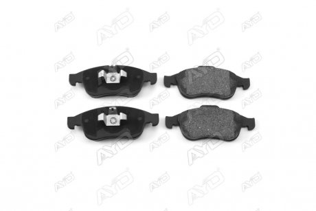 Колодки тормозные передн RENAULT SCENIC III (JZ0/1) (09-), DUSTER (10-), CAPTUR (13-), MEGANE (08-), ZOE (12-) AYD 11-60073BA