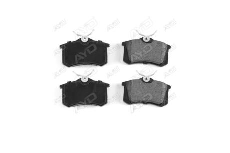 Колодки гальмівні задн AUDI A6 C5 (-05), VW PASSAT B2,B3,B4 (-97), GOLF II, III (-99), RENAULT MEGANE I (-03) AYD 11-60099BA