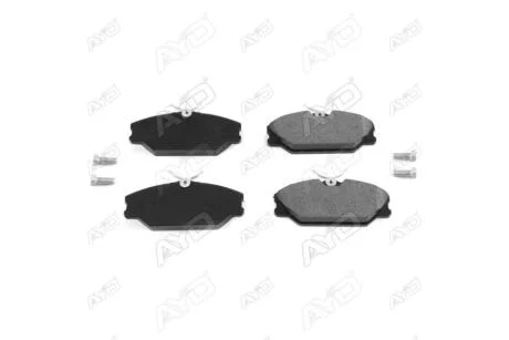 Колодки тормозные передние (с болтами) Renault Megane I (-03), Scenic (-10), Laguna (-01) PREMIUM (1160123A) AYD '1160123A