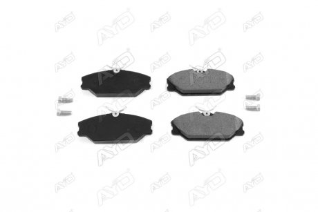 Колодки тормозные передн (с болтами) RENAULT MEGANE I (-03), SCENIC (-10), LAGUNA (-01) AYD 11-60123BA