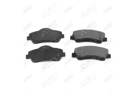 Колодки гальмівні передні Peugeot 308 II (13-), Citroen C4 Cactus (14-), C-Elysee (DD) (12-) PREMIUM (1160152A) AYD '1160152A