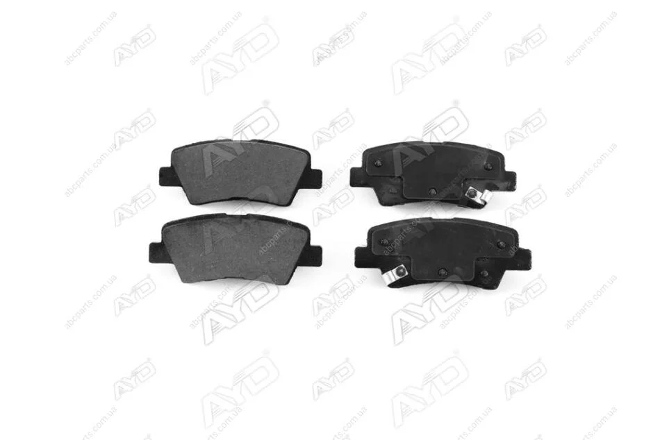 Колодки тормозные задние Hyundai Solaris, I20 (14-), I30 (12-), Veloster (FS) (11-), KIA Ceed (JD) PREMIUM (1160153A) AYD '1160153A (фото 1)