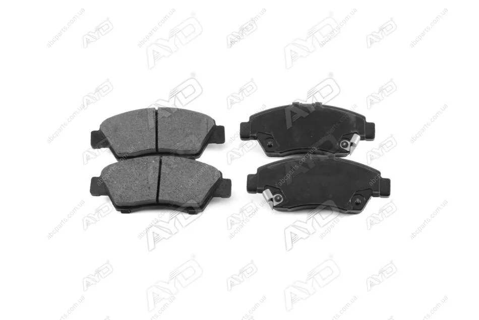 Колодки гальмівні передн HONDA CIVIC V-VIII, JAZZ IV (04-), CR-Z (ZF) (10-), INSIGHT (ZE) (09-) AYD 11-60166BA (фото 1)