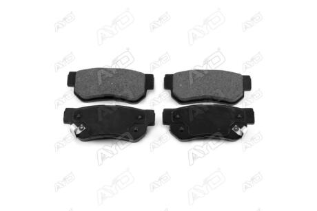 Колодки гальмівні задні Hyundai Sonata IV (EF), V (NF), Elantra (XD, HD), Tucson (JM), KIA Sportage II (JE, KM) PREMIUM AYD '1160176A