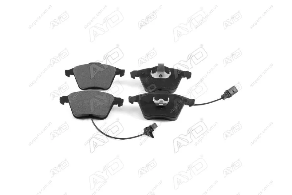 Колодки тормозные передн (с датчиком износа -2шт) AUDI A4 B7 (-08), A6 C6 (-11), SEAT EXEO (3R2) (08-) AYD 11-60201BA (фото 1)