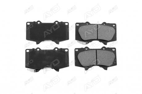 Колодки тормозные передние MITSUBISHI PAJERO IV (06-), TOYOTA LAND CRUISER PRADO (02-), HILUX VII Pickup (04-) AYD 11-60285A