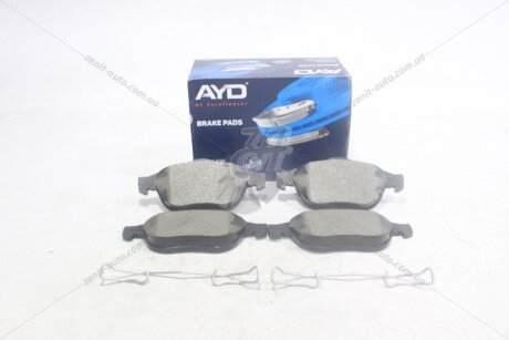 Колодки тормозные передние (с прижимными элементами) Renault Scenic (-10), Espace (02-) PREMIUM AYD '1160308B