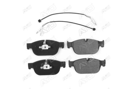 Колодки гальмівні передні (з датчиком - 2од) Citroen C4, C5 (18-), Peugeot Rifter (18-) PREMIUM (11-60391A) AYD '1160359A