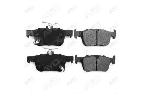 Колодки тормозные задние Honda Civic X (15-), Haval H6 (17-) PREMIUM (1160386A) AYD '1160386A