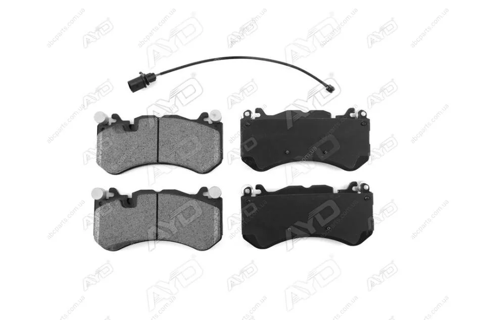 Колодки гальмівні передні (з датчиком - 1од) Audi A6 C6 (04-), MB E-CLASS (W212) (09-) PREMIUM (1160410A) AYD '1160410A (фото 1)
