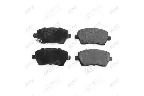 Колодки тормозные передние Nissan Micra (10-), Almera (11-) PREMIUM (1160441A) AYD '1160441A