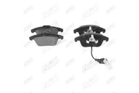 Колодки гальмівні передні (з датчиком - 1од) Audi Q3 (11-), VW Passat B7 (11-) PREMIUM (11-60488A) AYD '1160488A