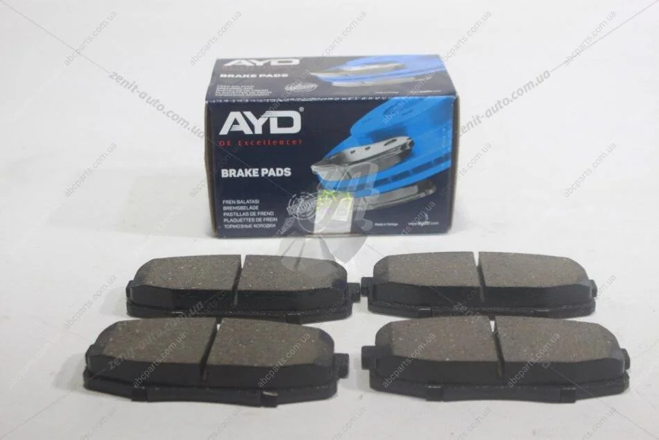 Колодки тормозные передние Toyota Land Cruiser 200 (07-), Tundra (06-) PREMIUM (1160531A) AYD '1160531A (фото 1)