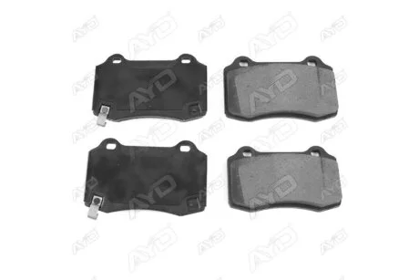 Колодки гальмівні задні Jeep Grand Cherokee IV (10-), Tesla MODEL S (5YJS) (12-), X (5YJX) (13-) PREMIUM (1160612A) AYD '1160612A