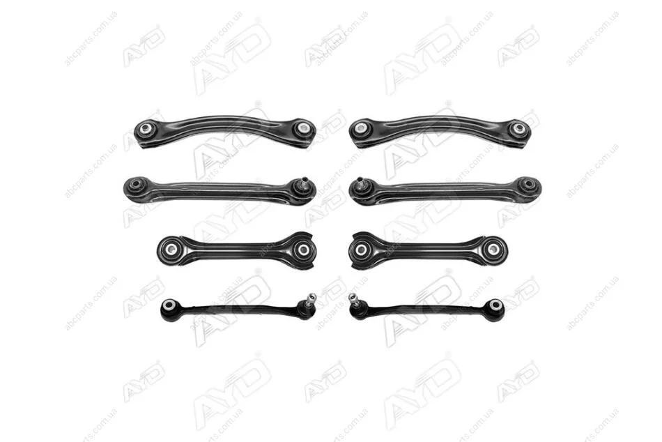 Ремкомплект подвески задн (рычаги 8шт) MERCEDES-BENZ C-CLASS (W203, S203) (-11), CLK (C209, A209) (-11) AYD 89-11655 (фото 1)