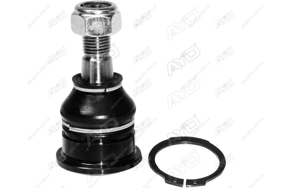 Опора шаровая (замена для 92-01427) рычага передн (кон 14.75*18 D=38.2mm) NISSAN PRIMERA (02-), ALMERA (00-) AYD 92-01577 (фото 1)
