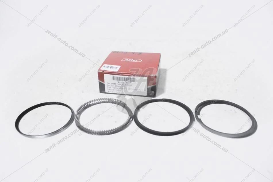 Кільця поршневі (+0.25) Elantra, Matrix 1.8 (CIA060A) Aztec AZTEC 23040-23901 (фото 1)
