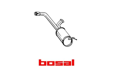 Глушник середня частина CITROEN Jumpy (06-16), FIAT Scudo (06-16), PEUGEOT Expert (06-16) BOSAL 135-099