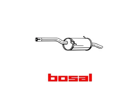 Глушитель задняя часть CITROEN BERLINGO II 10- BOSAL 135-103
