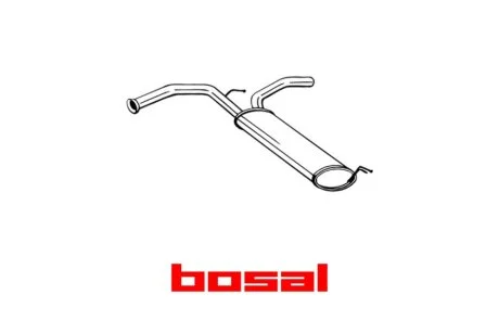Глушник задня частина CITROEN C1 (05-14), PEUGEOT 107 (05-14), TOYOTA Aygo (05-14) (135-721) BOSAL '135721