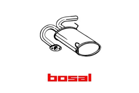Глушитель задняя часть NISSAN X-TRAIL 02- BOSAL 145-075