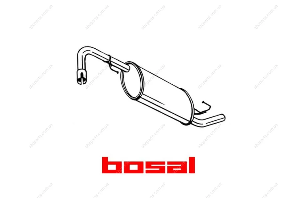 Глушник середня частина NISSAN Pathfinder (05-14) BOSAL 145-231 (фото 1)