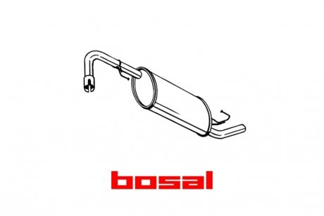 Глушитель средняя часть NISSAN Pathfinder (05-14) BOSAL 145-231