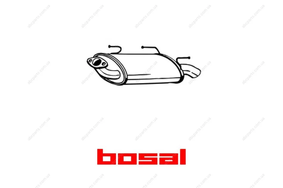 Глушитель задняя часть NISSAN ALMERA (00-06) BOSAL 145-503 (фото 1)