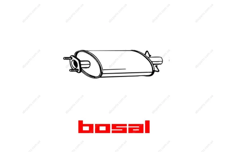 Глушитель средняя часть FORD TRANSIT 06- BOSAL 154-459 (фото 1)