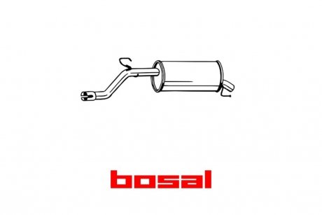 Глушник задня частина OPEL Corsa D (10-14), OPEL Corsa E (14-) BOSAL 185-233