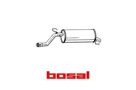 Глушитель задняя часть OPEL CORSA D 06- BOSAL 185-685