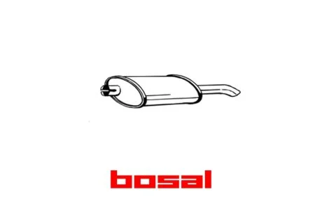 Глушитель задняя часть OPEL ASTRA F 91-96 BOSAL 185-999